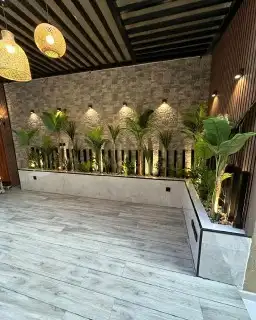 أحواض زرع طبيعي وصناعي وديكورات خارجي 1