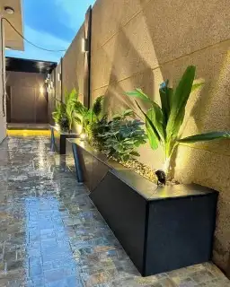 أحواض زرع طبيعي وصناعي وديكورات خارجي 3