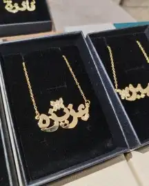 أجمل عيديه عقد مطلي ذهب عيار 21 بسعر 99 ريال 4