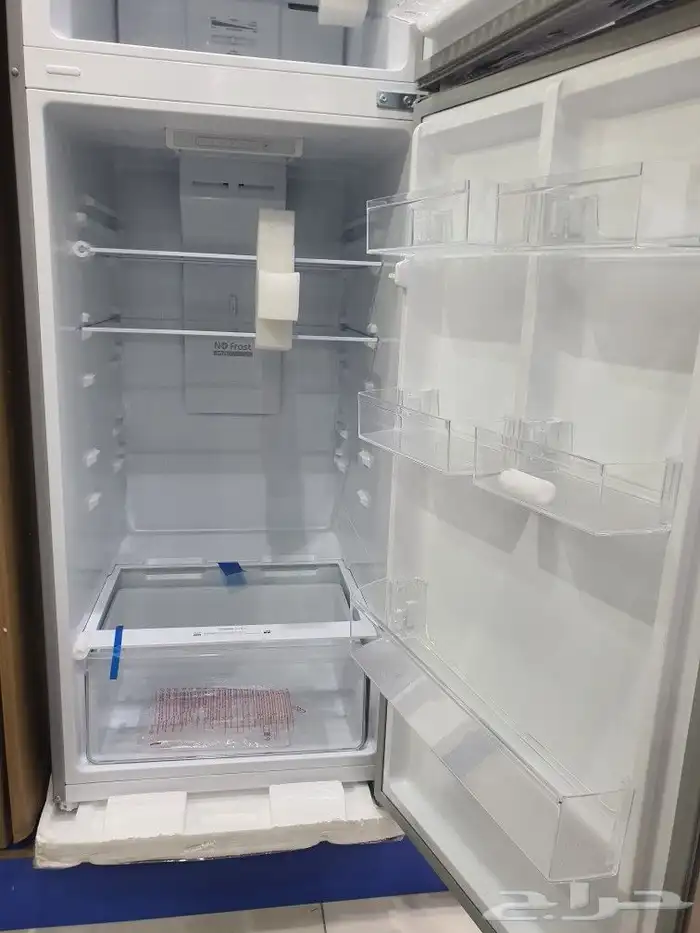 ثلاجه متوسطة 12 قدم جديد كمية محدوده ثلاجة فضي استيل 4