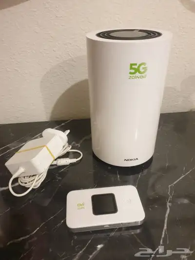 راوتر فاست مايل 5G جيت واي من نوكيا - موديل 5G-24W-A زين 1
