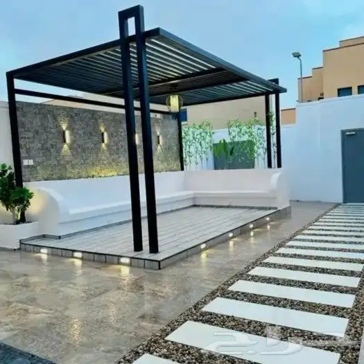 تنسيق الحدائق والشلالات والنوافير والمظلات 4