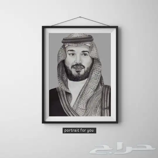 بورتريه مرسوم يدويا 2