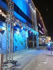 تاجير وتركيب اضاءة سيتي كلر ليازر بيم 4