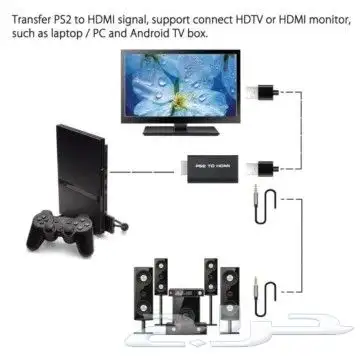 محول منفذ شاشة سوني 2 الي Hdmi 3
