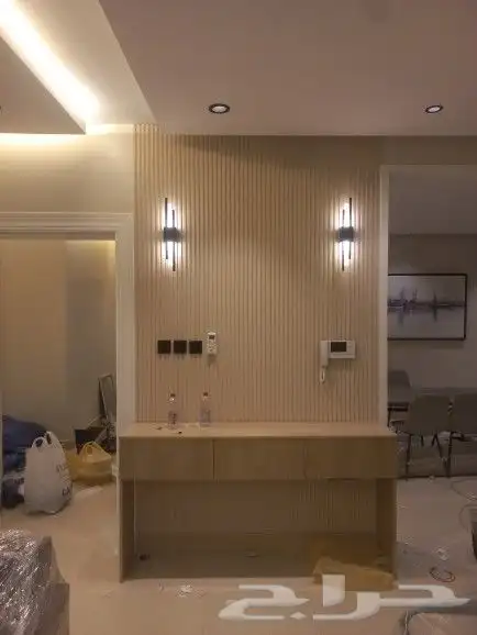 رفوف و مكتبه 1