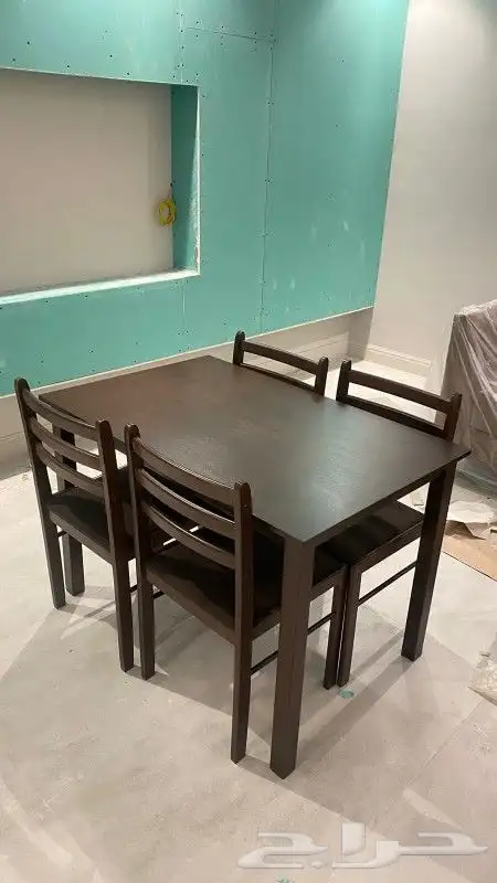 افخم طاولات طعام الخشب والرخام جودة ممتازة جديد بالكرتون 3