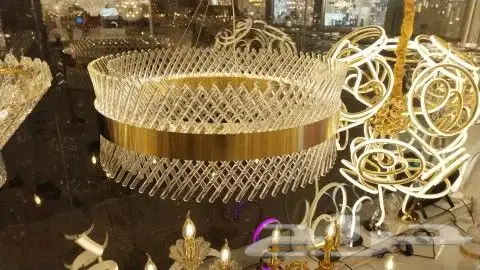 ثريات نجف كرستال مودرن 8