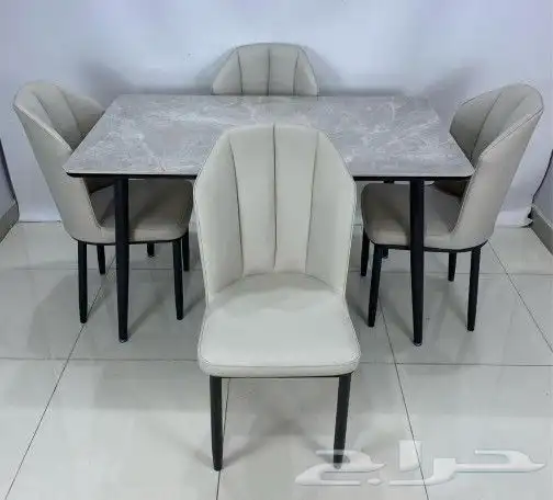 افخم طاولات طعام الخشب والرخام جودة ممتازة جديد بالكرتون 19