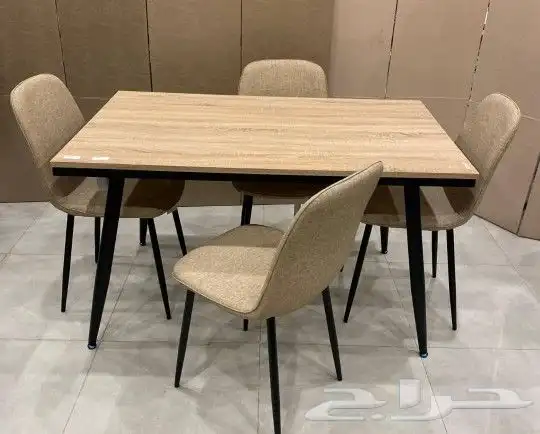 افخم طاولات طعام الخشب والرخام جودة ممتازة جديد بالكرتون 38