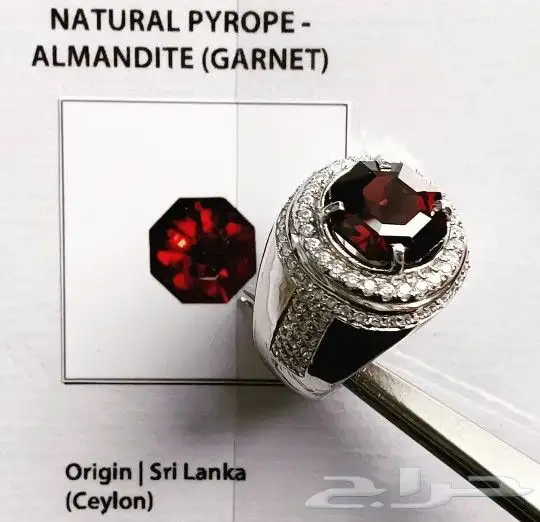 خاتم المانديت طبيعي فاخر 11