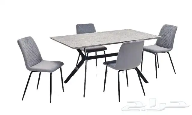 افخم طاولات طعام الخشب والرخام جودة ممتازة جديد بالكرتون 40