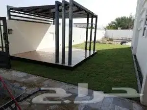 مشاتل_زراعية تنسيق_حدائق عشب_صناعي شلال جلسات مظله_برجوله 5