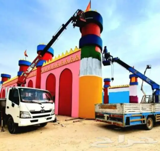 تأجير معدات روافع و كرينات وسطحات يومية او شهرفي الرياض ونقل 11