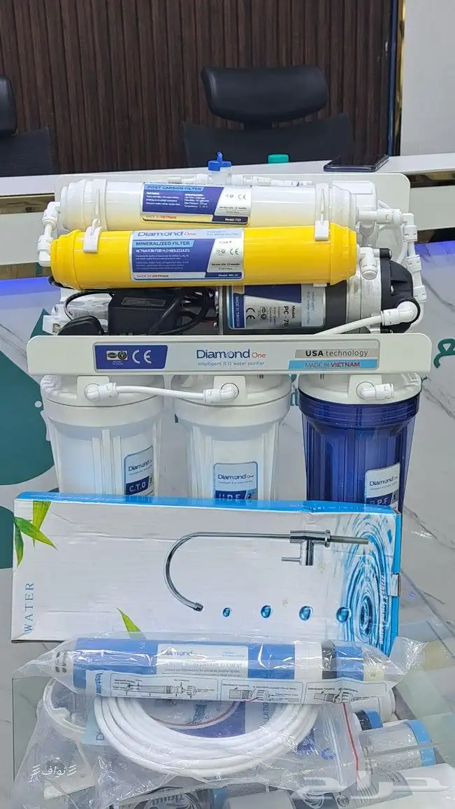 فلاتر تحلية المياه نقي نثال سمنان فلتر جامبو صيانه تغير فلات 1