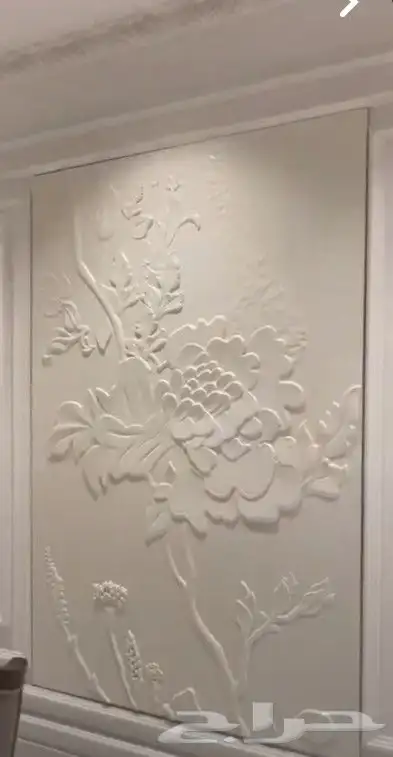 جدران جبس ديكور حديث تصاميم جديده 0