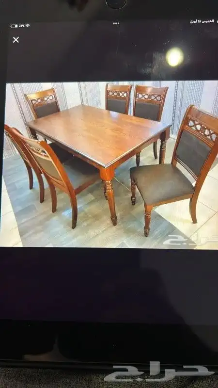 افخم انواع طاولات طعام رخام جودةقويةكراسي مريحة توصيل وتركيب 10