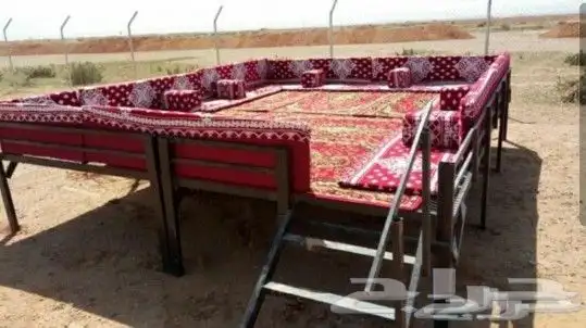 غرف خشب مطابخ خشب دكات حديد جلسات حديد صنادك خشب 9