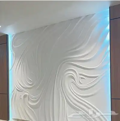 جدران جبس ديكور حديث تصاميم جديده 1