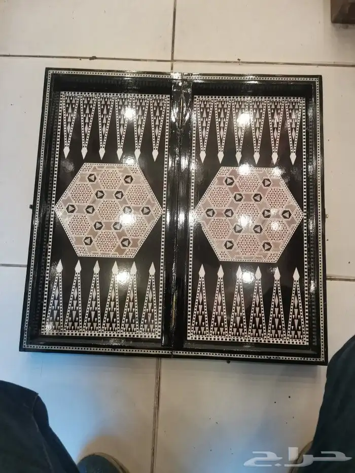 شطرنج ولعبة الطاولة خشب 1