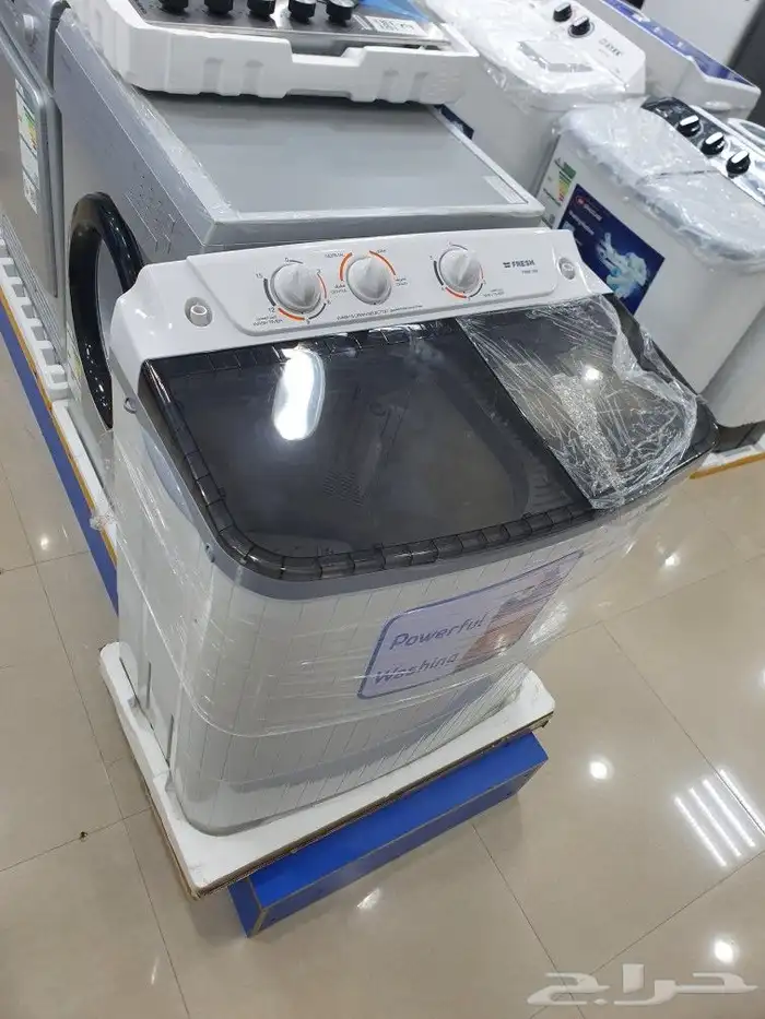 غسالة صغيرة حوضين فريش افضل جودة 5 كيلو غساله ملابس عادية 4 3