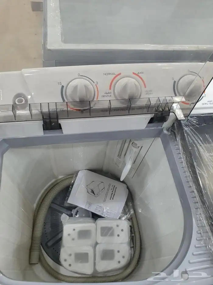 غسالة صغيرة حوضين فريش افضل جودة 5 كيلو غساله ملابس عادية 4 4