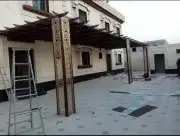 ترميم بن ملاحق عوازل أسطح مظلات سواتر برجوله عشب صناعي بديل 4