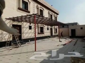 ترميم بن ملاحق عوازل أسطح مظلات سواتر برجوله عشب صناعي بديل 17
