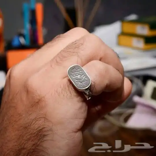 خواتم رجاليه ونسائيه بالاسم فضه خالص 5