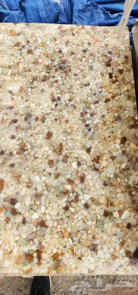 الواح ريزن 15سم حجر نهري طبيعي تصفية 2