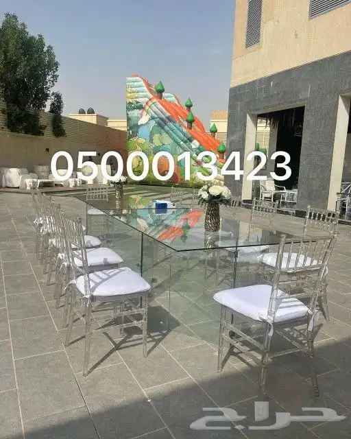 تاجير طاولات طعام وكراسي وكتب 4