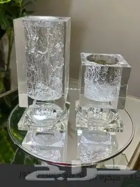 طقم مبخره زجاج مع حامل بخوررر 0