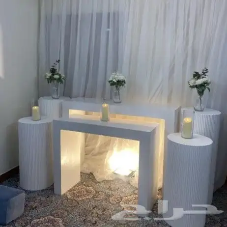 تنسيق طاولات وكراسي وجلسات شعبيه قهوجين وصبابين سماعات 2