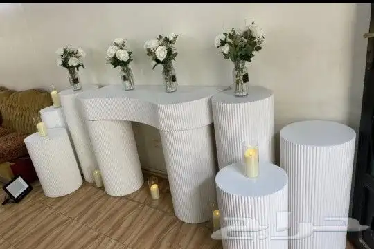 تنسيق طاولات وكراسي وجلسات شعبيه قهوجين وصبابين سماعات 0