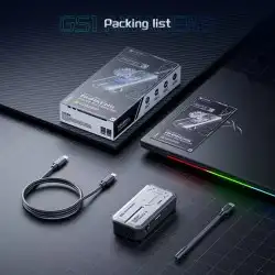 وصلة تايب سي 6in1   مدمج بها مروحة للتهوية   PLEXTONE 6