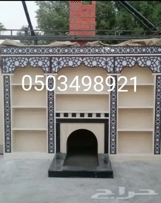 مشبات خشب افران شوايات مدافئ_مودرن شلالات مصبات ستيل مناقل 9