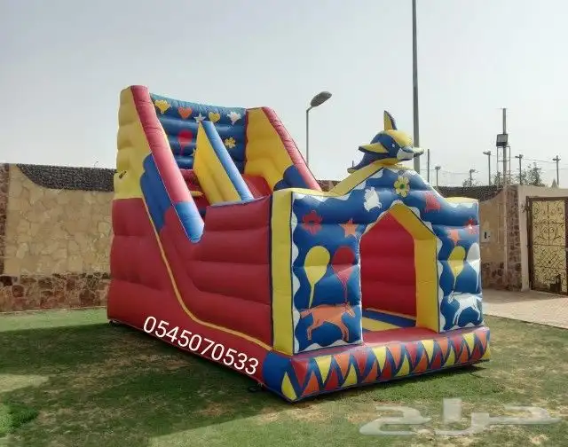 ملعب صابوني نطيطات زحاليق هوائيه وجافه 1