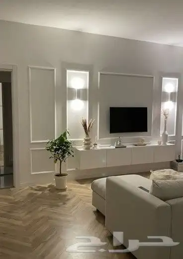 الدمام ديكور جبس بورد صبغ مراة ارفف طاولات دواليب خزنه 3