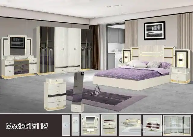 اجمل وارقى غرف نوم فخمه 7