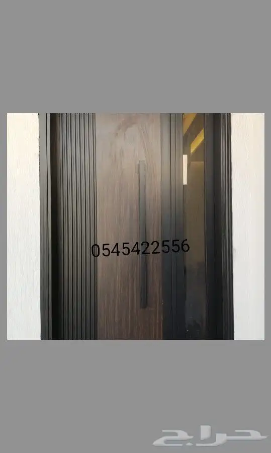 ابواب المنيوم وحديد كلادينج 0