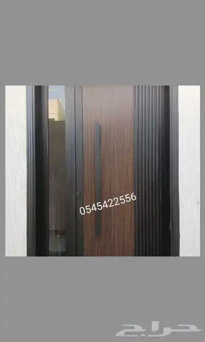 ابواب المنيوم وحديد كلادينج 1