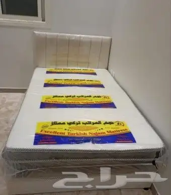 سرير مرتبه مخده بطانيه دولاب مفرش كراسي حديد وخشب جمله وت 18