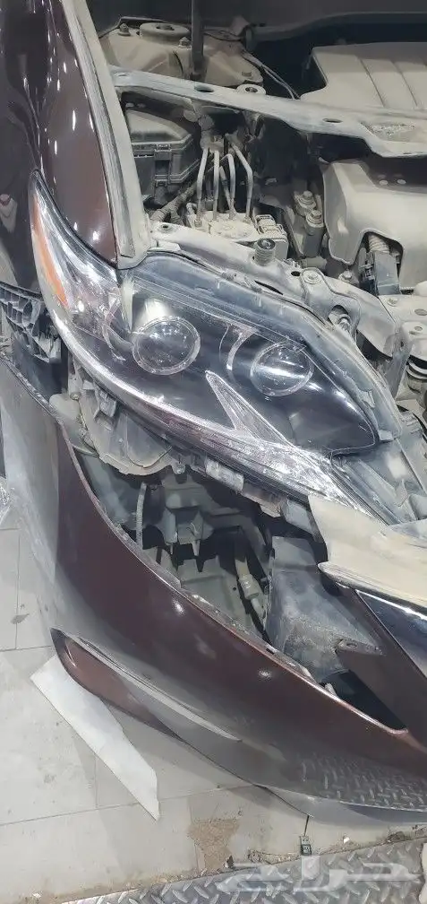 تغير محول لكزز مع تلميع انوار وتلحيم كسور الشمعه 2