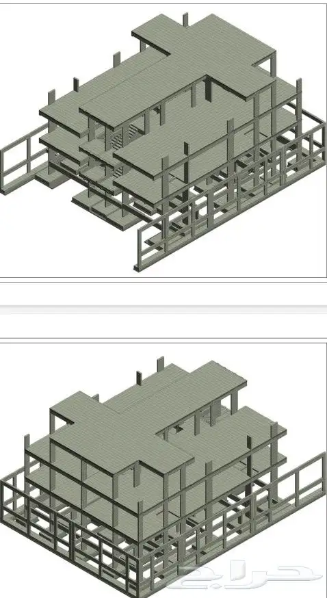 تصاميم معماري وانشائي وميكانيكا وكهرباء بتنقية BIM . 8