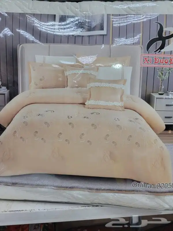 سرير مرتبه مخده بطانيه دولاب مفرش كراسي حديد وخشب جمله وت 16