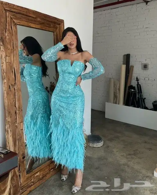 فساتين سهره نسائي زواج حفلات مناسبات اعياد افراح خطوبه فستان 38