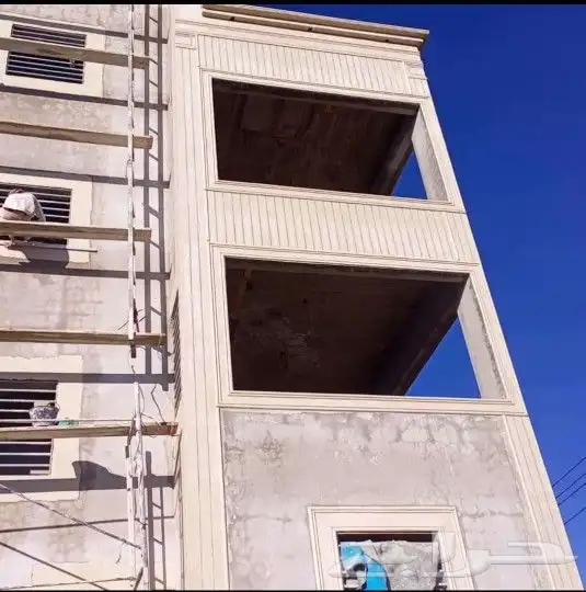 ديكورات خارجيه تصميم الحجر الطبيعي بطحاء الرياض واسمنت الريا 1