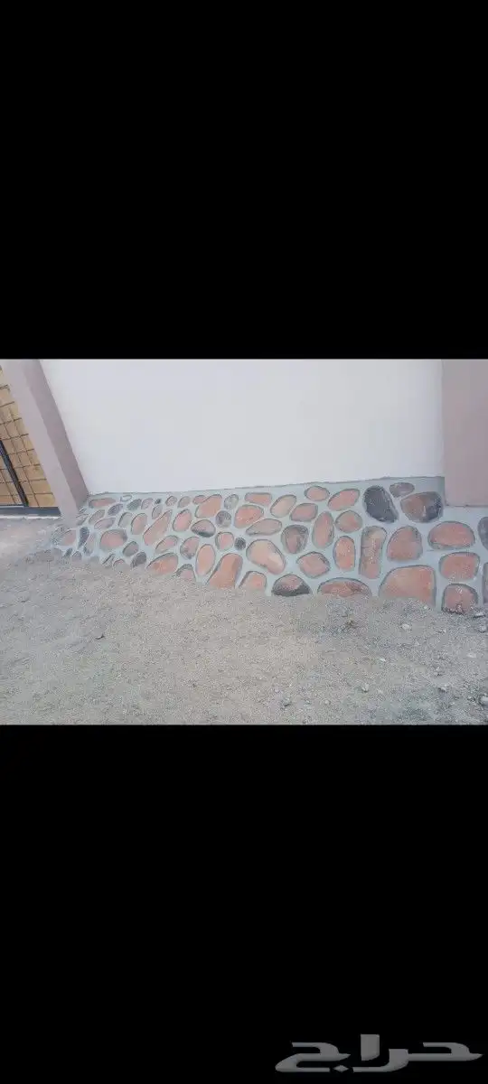 حجر نهري بااحجامه ممرات رباريب استراحات بطحاء رياض ردميات 4