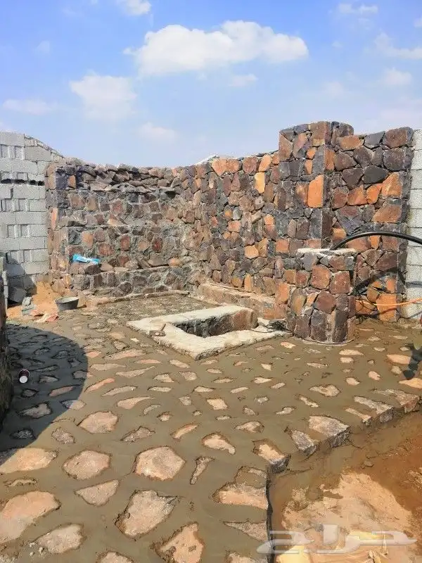 حجر نهري بااحجامه ممرات رباريب استراحات بطحاء رياض ردميات 9