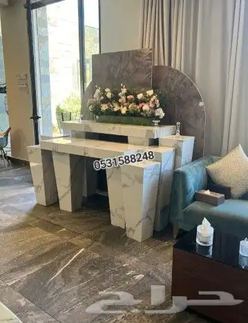 تاجير بكج كوشات بلون الوردي. والون الموف الرياض 4